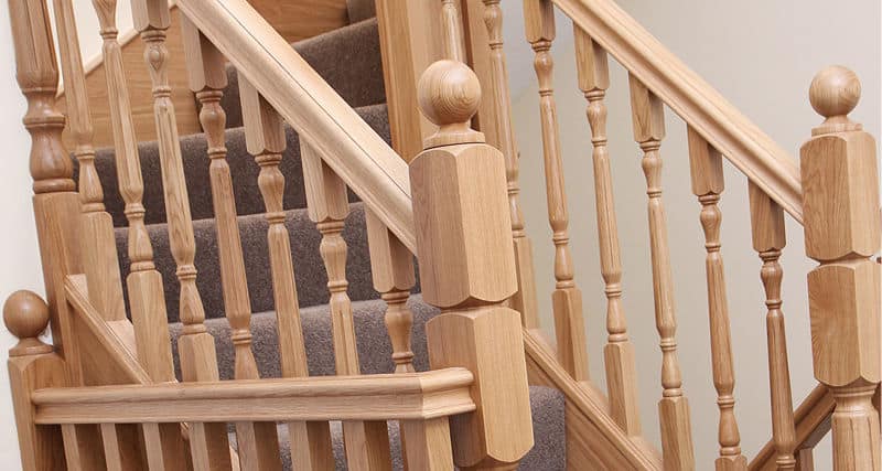 turned spindle staircase home improvement