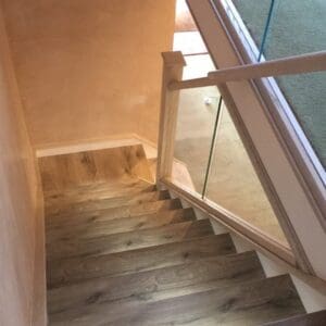 Arlington oak and white staircase