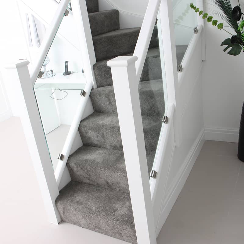 Cool, White Staircase