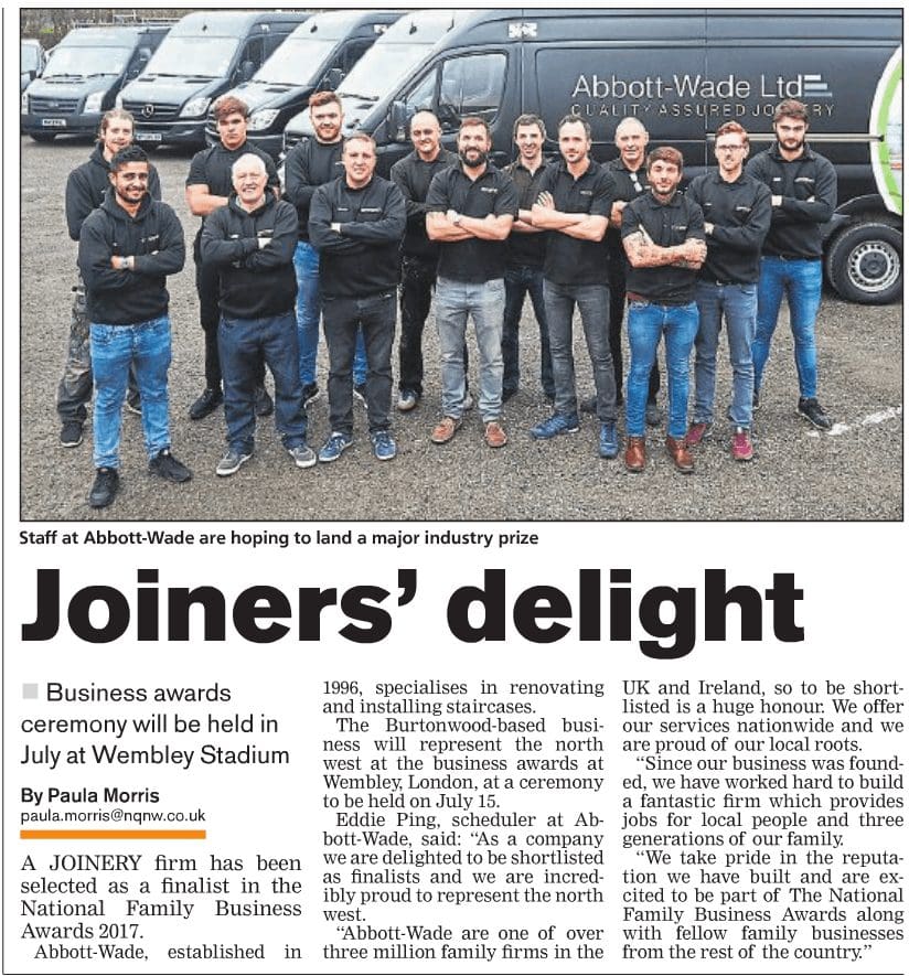National Family Business Awards Finalists St Helens Star