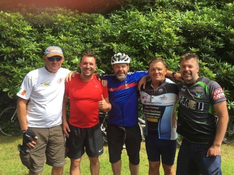 Abbott-Wade charity bike ride raising funds for St Helens charity Tunza's pride