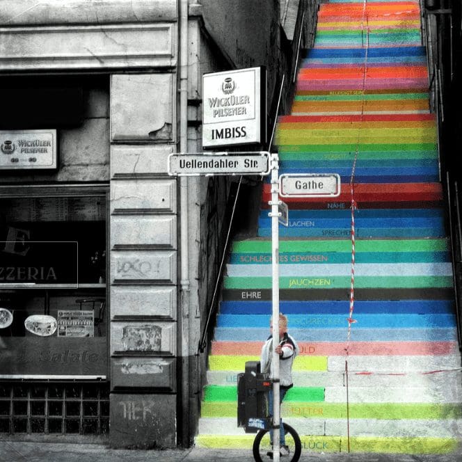 painted staircase