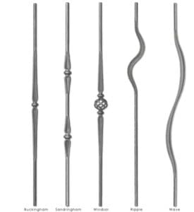 metal spindles