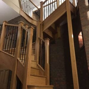 modern metal stair spindles