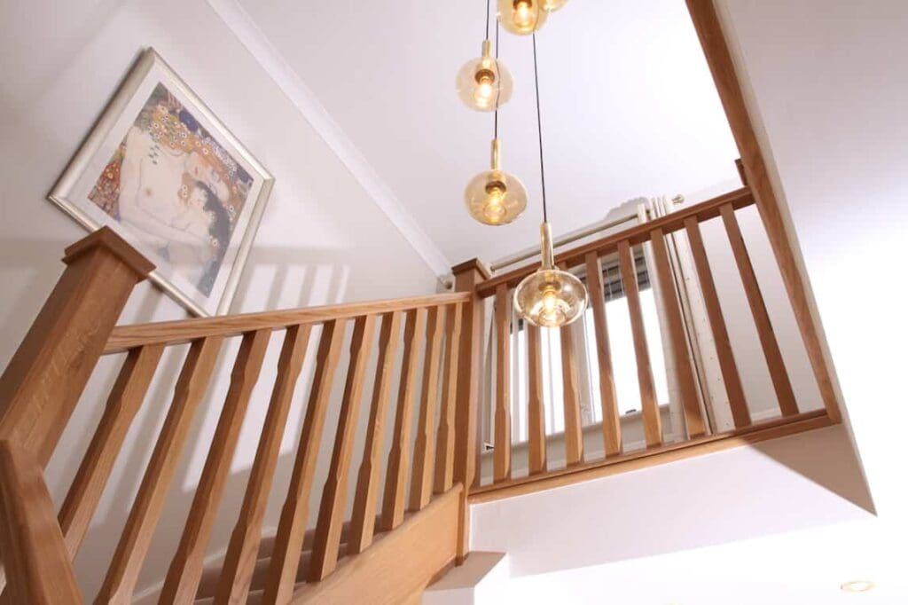 Stop Chamfered Spindles Pendant Lights