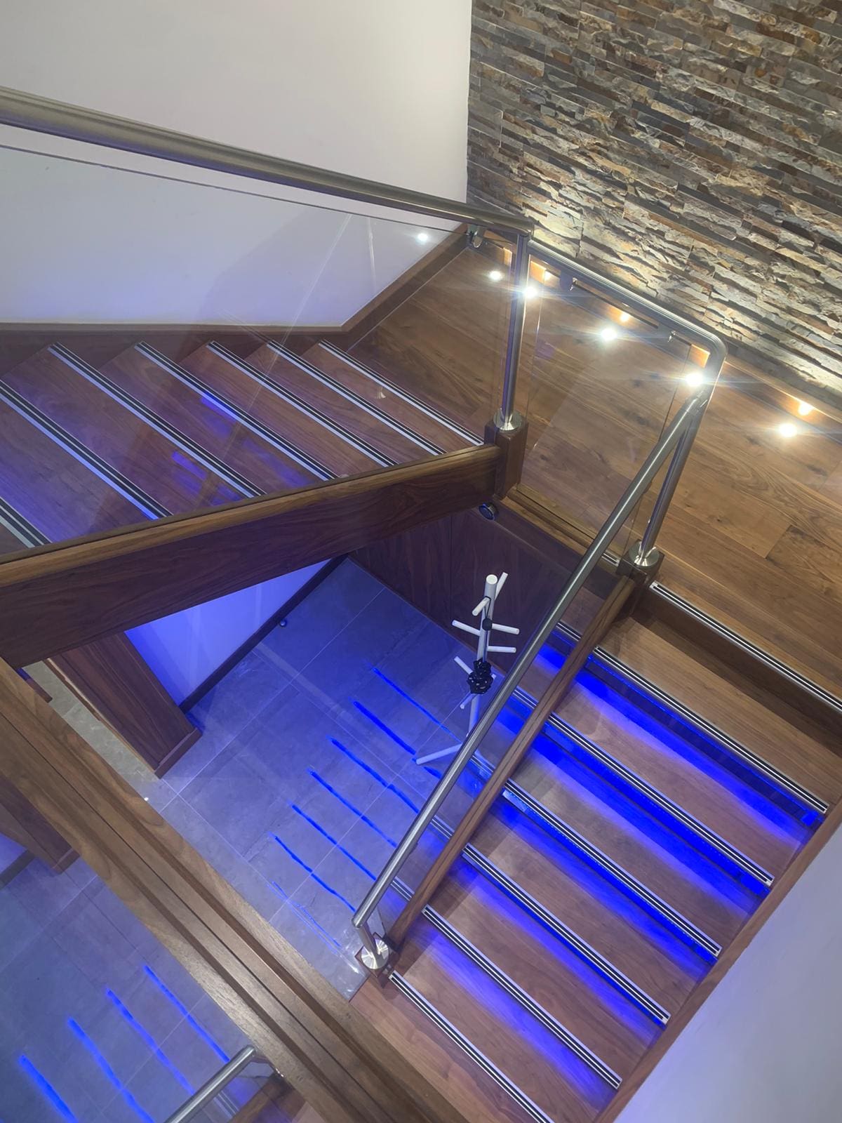 Modern commercial staircase