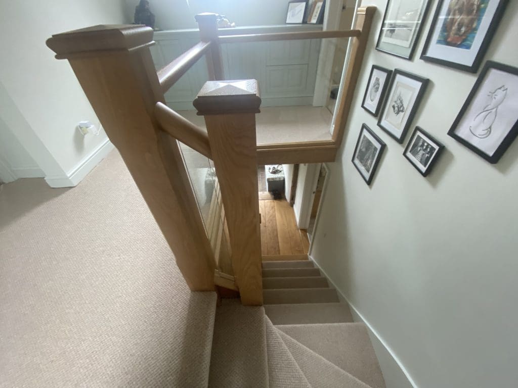 An Oak & Glass staircase renovation in Oxford