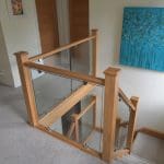 A glass and ok staircase renovation in Sandbach, Cheshire