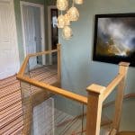 an embedded glass and oak staircase renovation in corby, northamptonshire