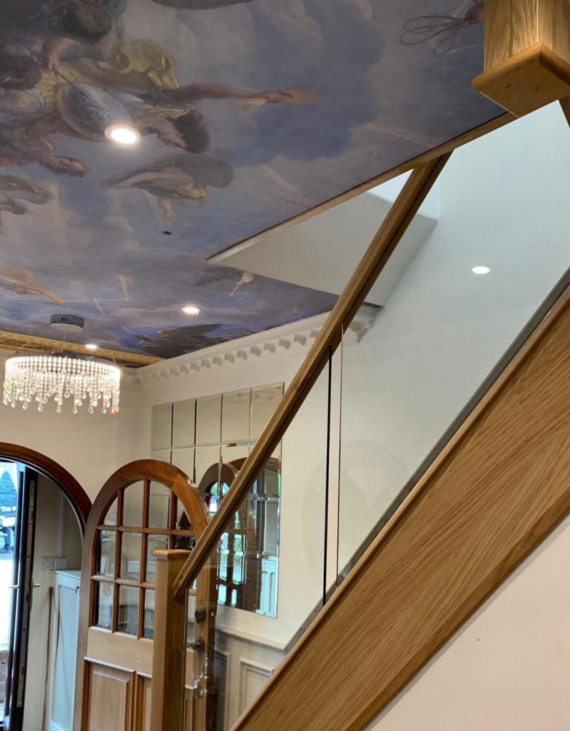 Bolton Staircases are transformed with an oak and glass staircase renovation thanks to Abbott-Wade