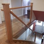 An Abbott-Wade oak and glass staircase renovation in Morcambe Bay
