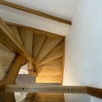 An oak and glass staircase renovation in Malvern, Worcestershire