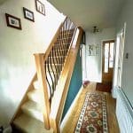 an oak staircase renovation in Kidderminster, Worcestershire with our wave metal spindles