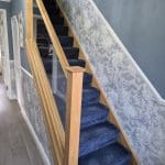 A beautiful staircase in the beautiful Forest of Dean. This delightful home in Gloucestershire is brightened with glass & oak.