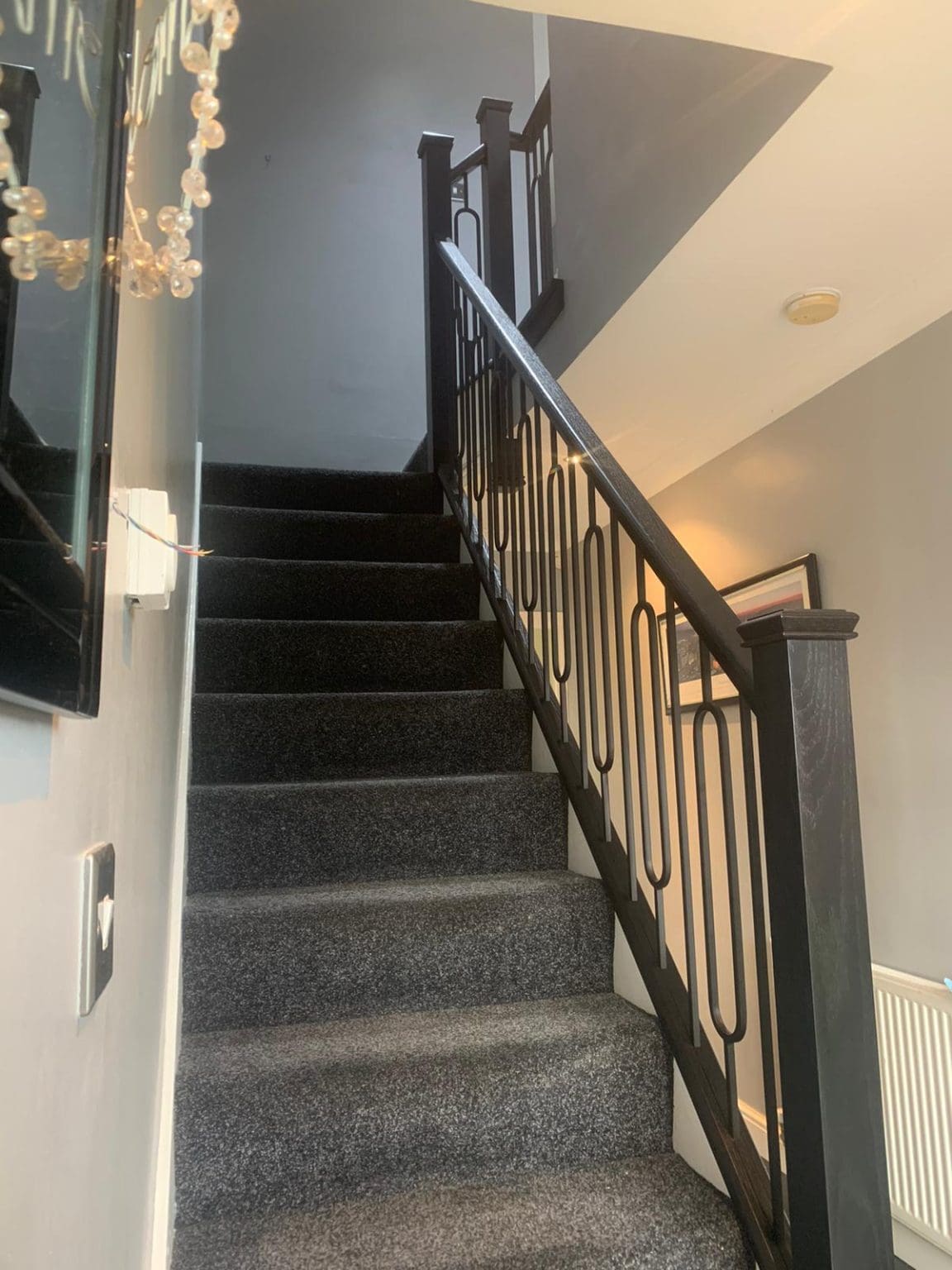A modern oak & metal staircase renovation in Wallasey, Wirral