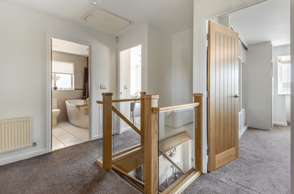 A striking oak and glass staircase refurbishment in the heart of East Riding.