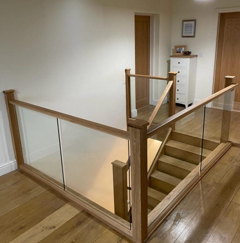 A landing area in Kirkby Lonsdale becomes a bright and spacious area to be enjoyed as part of this staircase refurbishment.