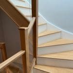 An oak & glass staircase renovation in North Berwick, East Lothian