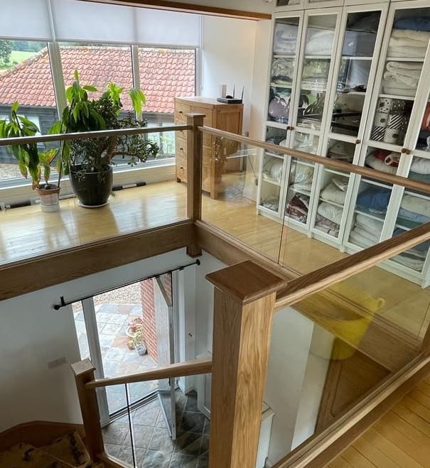 A beautiful home in East Anglia now has a beautiful staircase worth of its surroundings. Light, bright, modern and stunning!