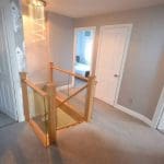 A modern Warrington home transformed with prefinished natural oak & embedded glass in Great Sankey.