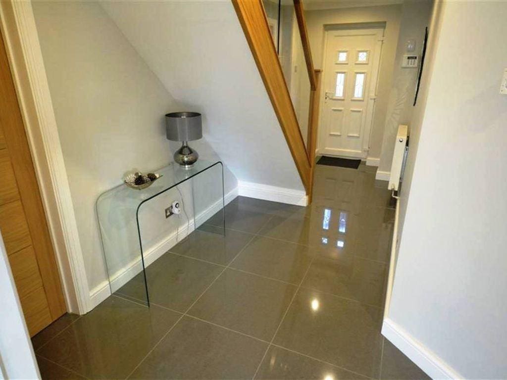 A modern Warrington home transformed with prefinished natural oak & embedded glass in Great Sankey.